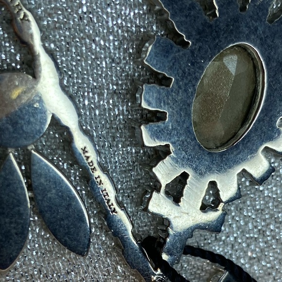 BURBERRY LJ🌼DAISY T Drop Earring🔥Asymmetrical LOOK🌼Retail $995🔥NWT/Box🎁ROSE - Picture 9 of 17